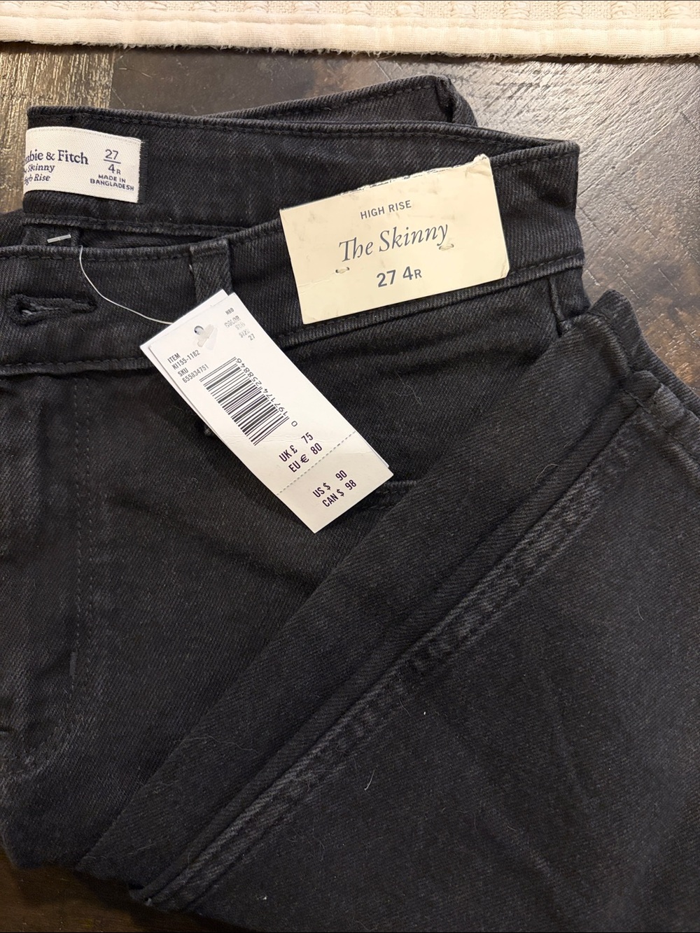 Abercrombie & Fitch Black Skinny Jeans - Picture 4 of 4